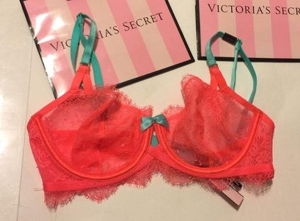 Victoria's Secret SALE NEW 34B 36B 32C Victoria's UNLINED DEMI BRA Orange  Size undefined - $9 New With Tags - From Shoptillyoudrop