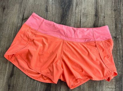 Lululemon Speed Up Shorts 4” Orange Size 12 - $37 - From Macy