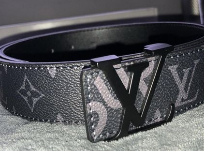 Louis Vuitton Belt Black Cloth ref.327133 - Joli Closet