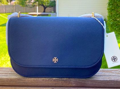 Tory Burch Emerson Crossbody Bag (Navy)