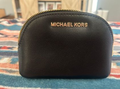 Michael Kors Zip Pouch Bag Black 18 From Meg