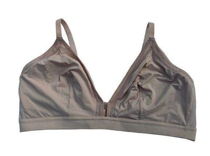 Metallic mesh bra - Woman