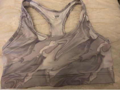 Avia New With Tags Sports Bras Small S(4-6) 1 Gray/white - $10