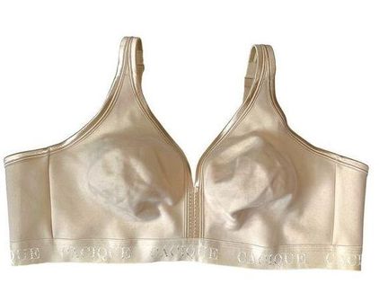 Cacique Cotton No Wire Bra in Nude/Beige Size 46C Tan - $19 - From