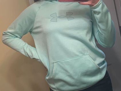 under armour mint green hoodie