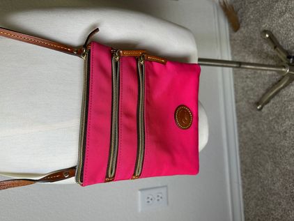 Buy the Dooney & Bourke Nylon Crossbody Red