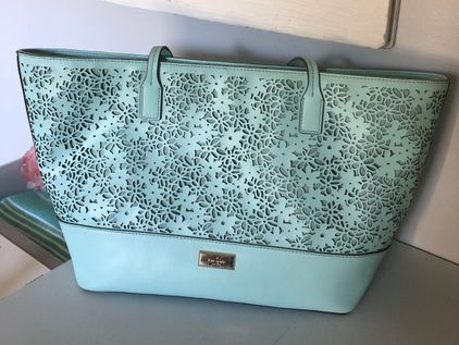 Amazon.com: Kate Spade New York Jana Tote Bag in Candied Flower Blue :  Clothing, Shoes & Jewelry