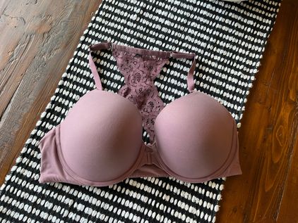 Victoria's Secret Body by Victoria Mauve Perfect Shape Racerback Bra 38D  Purple Size 38 D - $15 (81% Off Retail) - From Sarah