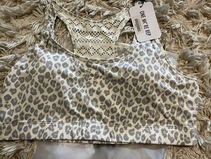 Zyia Snow Leopard Bomber Bra Multi Size XXL - $11 New With Tags - From  Tricia