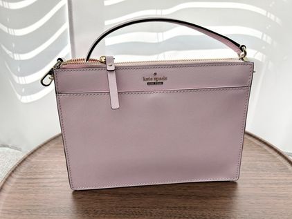 Kate Spade Light Pink Leather Crossbody Bag