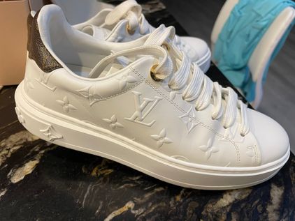 Louis Vuitton LV Time out sneakers White Size 6.5 - $900 (30% Off Retail) -  From Lori