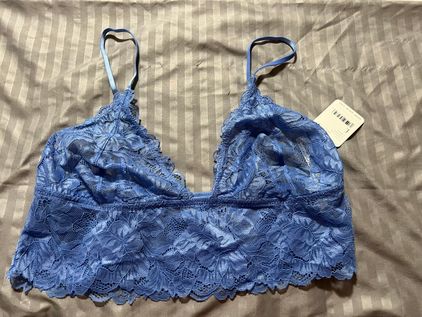 NWT Free People Navy Lace Bralette