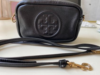 Tory Burch Perry Bomb茅 Crossbody Bag - Black