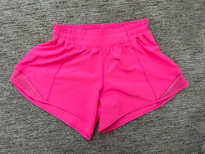 Lululemon Sonic Pink Hotty Hot Shorts Size 4 - $48 (29% Off Retail) - From  Meagan