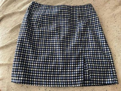 Target Mini Plaid Skirt Blue - $9 (43 