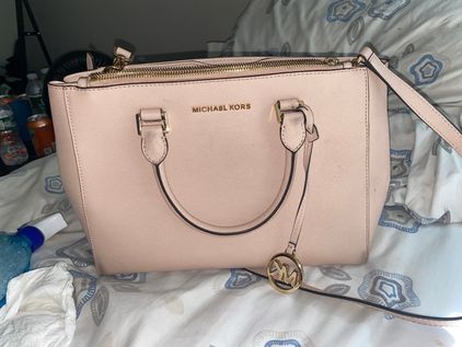 Michael Kors Light Pink MK Purse 26 From Madison