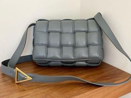 Bottega Veneta Thunder Mini Intrecciato Leather Crossbody Bag