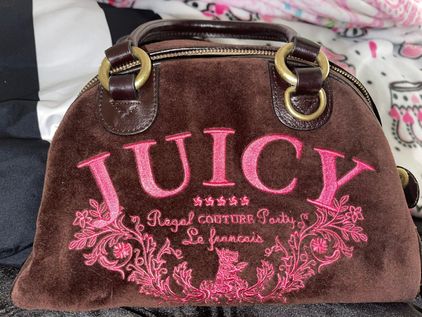 Velvet handbag Juicy Couture Black in Velvet - 39186978