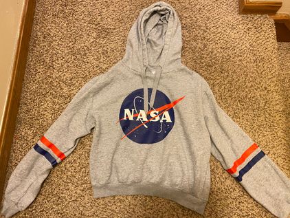 H M Nasa Hoodie Gray Size M 12 52 Off Retail From Meghan