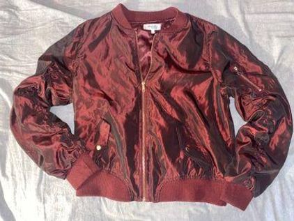 Charlotte Russe Maroon Jacket Red Size 