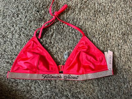 Victoria's Secret Sparkle Bikini Red Size L - $35 (22% Off Retail) New With  Tags - From Emma