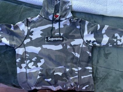 Supreme Snow Camo Box Logo Hoodie (FW13)