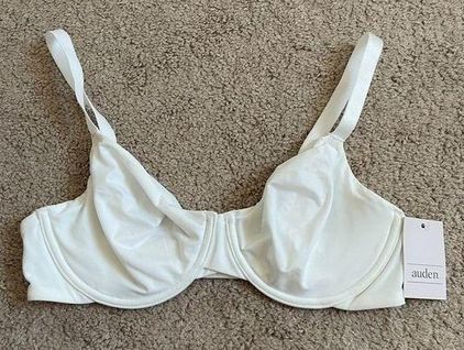 NWT white cream Auden bra size 32C unlined Demi coverage underwire bra - $9  New With Tags - From shana