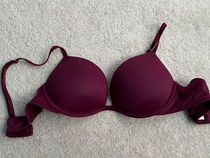 PINK - Victoria's Secret Super Push Up Bra Red Size 34 B - $15