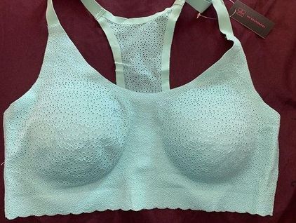 No Boundaries Ladies Wire Free Racerback Bra Size L - $10 New With Tags -  From Minerva