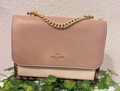 Coach CB900 Klare Crossbody In Colorblock In Gold/Ivory Multi 