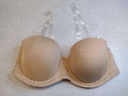 Wacoal Size 38D Red Carpet Full Bust Strapless Bra 854119 Tan