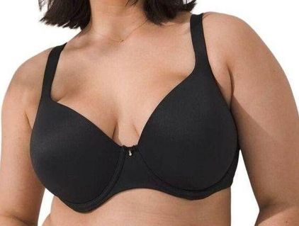 Soma Womens Embraceable Full Coverage T Shirt Bra Size 32DDD Black  Underwire - $26 New With Tags - From Kathy