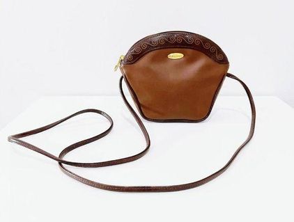 Bags, Brown Faux Leather Small Pouch