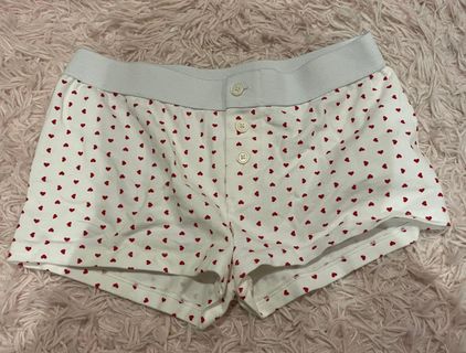 Brandy Melville heart boxers White - $29 - From Talia