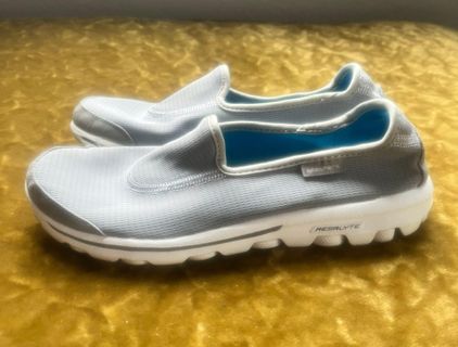 Skechers Go Walk Resalyte Women s Size 6.5 Shoes Gray Slip On