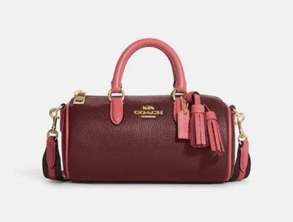 Coach Metallic Gold Leather Mini Bennett Satchel Coach