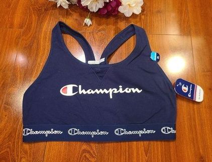 Champion Blue Sports Bra Size XL - From Elizabeth