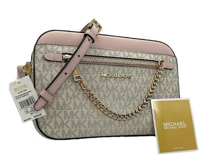 Michael Kors Jet Set Large Logo Crossbody Bag NWT - $79 (80