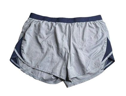 Under Armour Heat Gear Loose Size XL Womens Lined Running Shorts Gray Blue  - $18 - From Wendy