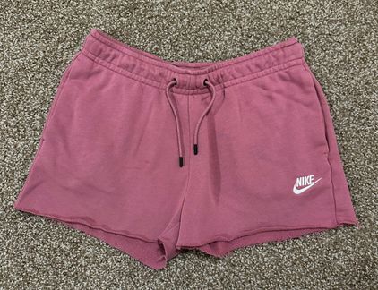 Nike pink sweat on sale shorts