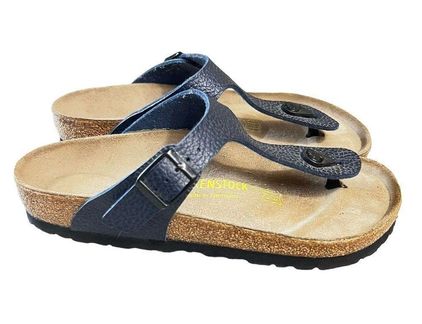 Birkenstock Gizeh Birko-Flor Blue Sandals