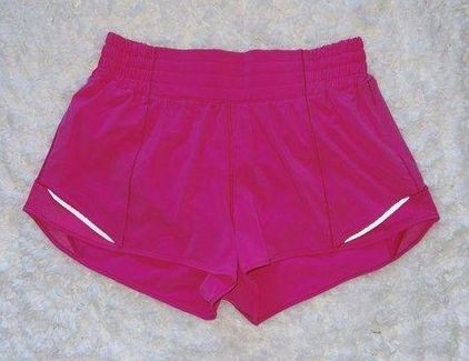 Lululemon Sonic Pink High-Rise Hotty Hot Shorts 2.5” Size 8 - $61