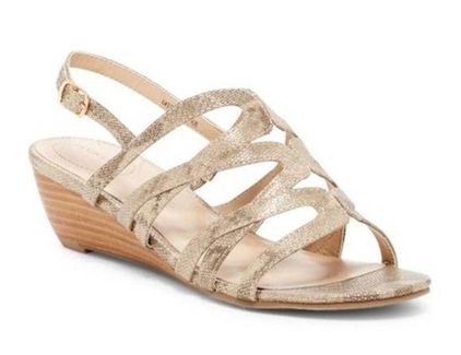 KATERINA LOW WEDGE Sandals by Ancient-Greek-Sandals.com