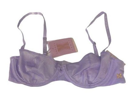 Tagged by Savage Quarter Cup Bra in Purple