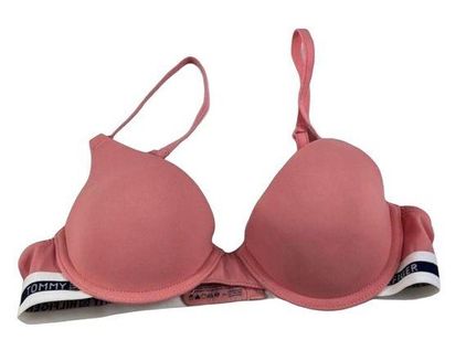 Tommy Hilfiger 34A salmon pink micro push up bra Size undefined