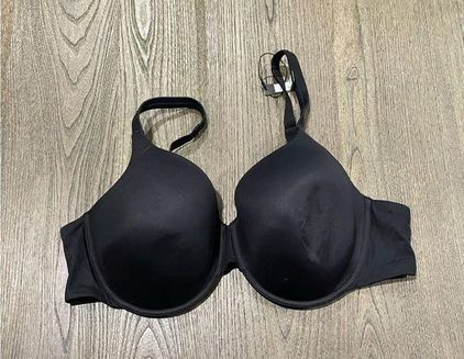 SKIMS NWT FIts Everybody T-Shirt Underwire Push-Up Bra Onyx