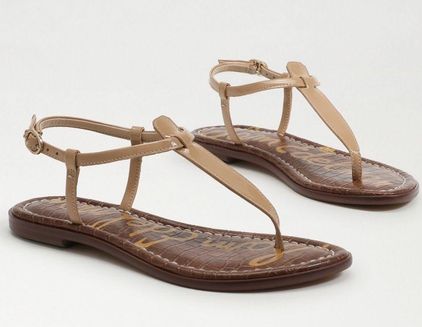 Sam Edelman Gigi Thong Sandal Tan Size 7 30 75 Off Retail