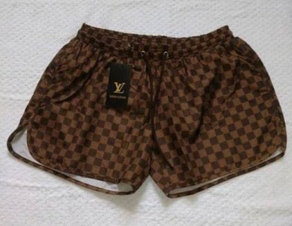 Shop Louis Vuitton Women's Brown Shorts