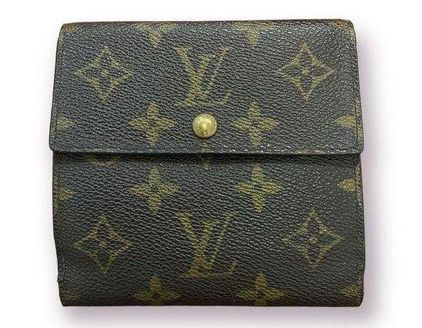 Authentic Louis Vuitton Classic Monogram Large Compact Wallet