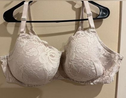 Torrid Curvy Lace Bra-48DD White Size undefined - $17 - From Stacey